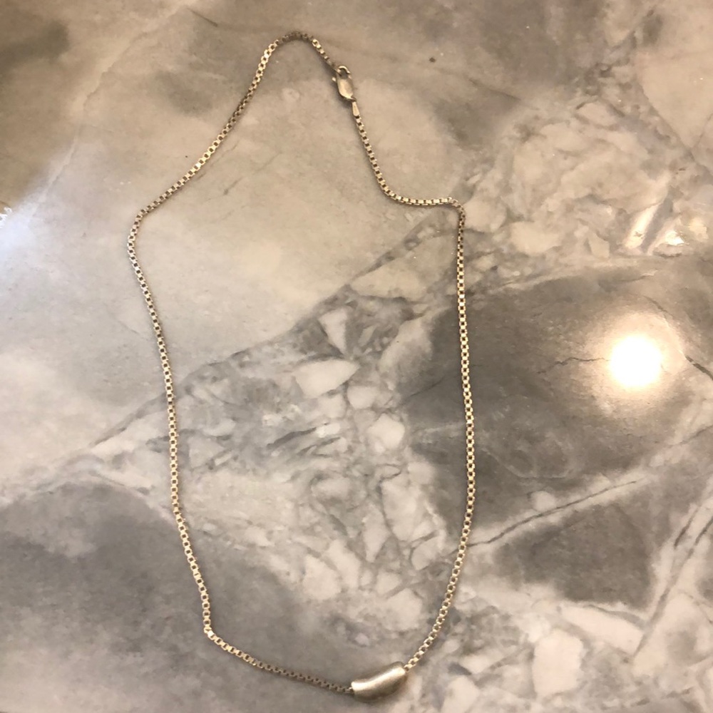 Mignon Faget Red Bean Necklace - sterling silver